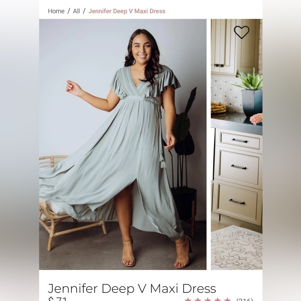 Baltic Born Deep V XXXL Dress